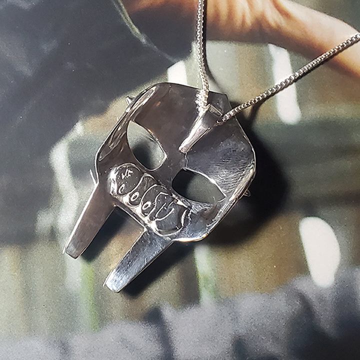 DOOM Mask Sterling Silver Pendant